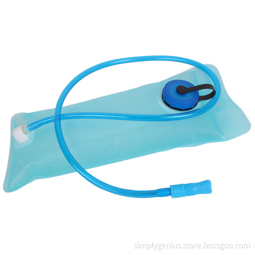 2 liter collapsible water bladder plastic water tank with Drinking Tube